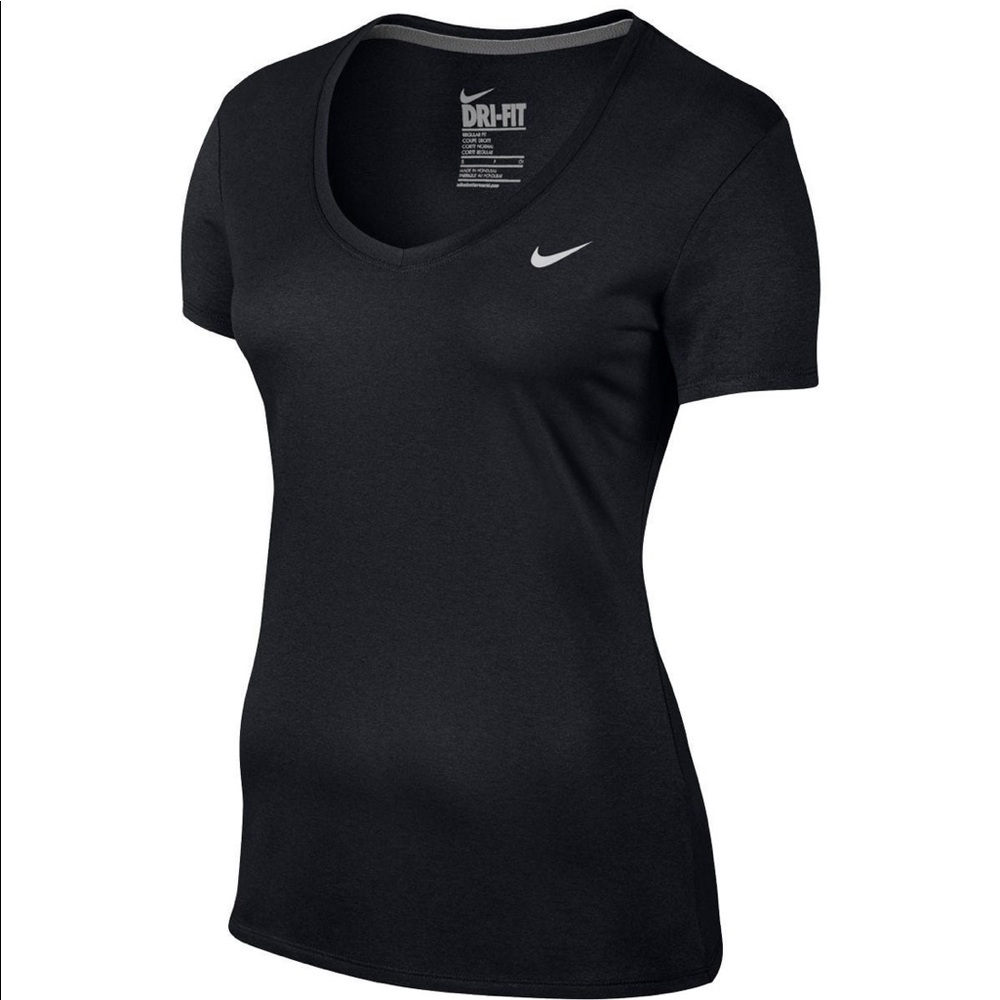 Women’s Nike Dri-Fit V-neck workout tee- small